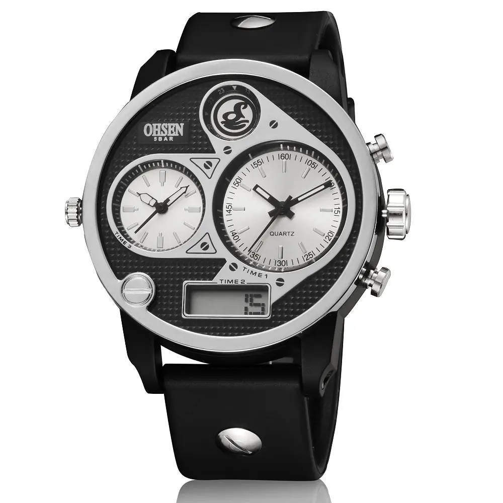 Hot Selling Ohsen Onsun Ad2806 Multi-functional Dual Display Electronic Waterproof Outdoor New Style LED Watch
Hot Selling Ohsen Onsun Ad2806 Multi-functional Dual Display Electronic Waterproof Outdoor New Style LED Watch