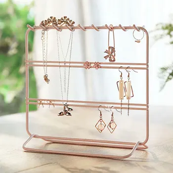Iron Art Jewelry Stand Earrings Holder Eardrop Display Rack Organizer 
Iron Art Jewelry Stand Earrings Holder Eardrop Display Rack Organizer
