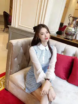 Fashion Autumn Dress Women 2020 Plaid Print Diamonds High Waist vintage A-Line Mini Dress elegant Green / Blue Lace Dresses
Fashion Autumn Dress Women 2020 Plaid Print Diamonds High Waist vintage A-Line Mini Dress elegant Green / Blue Lace Dresses