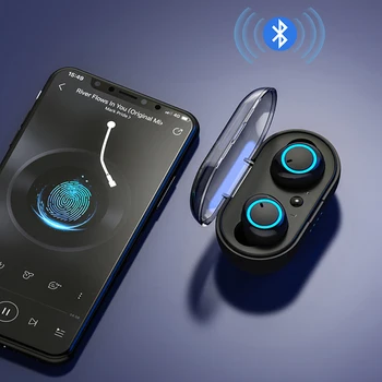 TWS Bluetooth 5.0 Earphone Stereo Wireless Headsets Earbuds Earphones with 400mAh Charging Box Waterproof Noise Cancelling New
TWS Bluetooth 5.0 Earphone Stereo Wireless Headsets Earbuds Earphones with 400mAh Charging Box Waterproof Noise Cancelling New