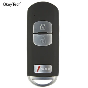 OkeyTech 3 Buttons Smart Remote Key Shell for Mazda M3 M6 X-5 Summit Axela Atenza With Backup Emergency Key Replacement Key Case
OkeyTech 3 Buttons Smart Remote Key Shell for Mazda M3 M6 X-5 Summit Axela Atenza With Backup Emergency Key Replacement Key Case