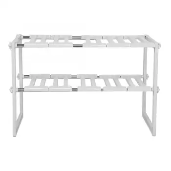Fridge Multi-Functional 2-Layer Commodity Shelf Retractable Adjustable Storage Rack Kitchen Tools White Paper Towel Holder
Fridge Multi-Functional 2-Layer Commodity Shelf Retractable Adjustable Storage Rack Kitchen Tools White Paper Towel Holder