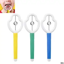 Child Tongue Tip Exerciser Oral Muscle Training Exercising Tool Mouth Language Rehabilitation Training Pronunciation Aid
Child Tongue Tip Exerciser Oral Muscle Training Exercising Tool Mouth Language Rehabilitation Training Pronunciation Aid