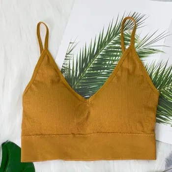 New Fashion Sexy Bra Women Seamless Removable Padded Bras Casual Solid Color Bralette Fitness Beauty Back Bra Female Underwear
New Fashion Sexy Bra Women Seamless Removable Padded Bras Casual Solid Color Bralette Fitness Beauty Back Bra Female Underwear
