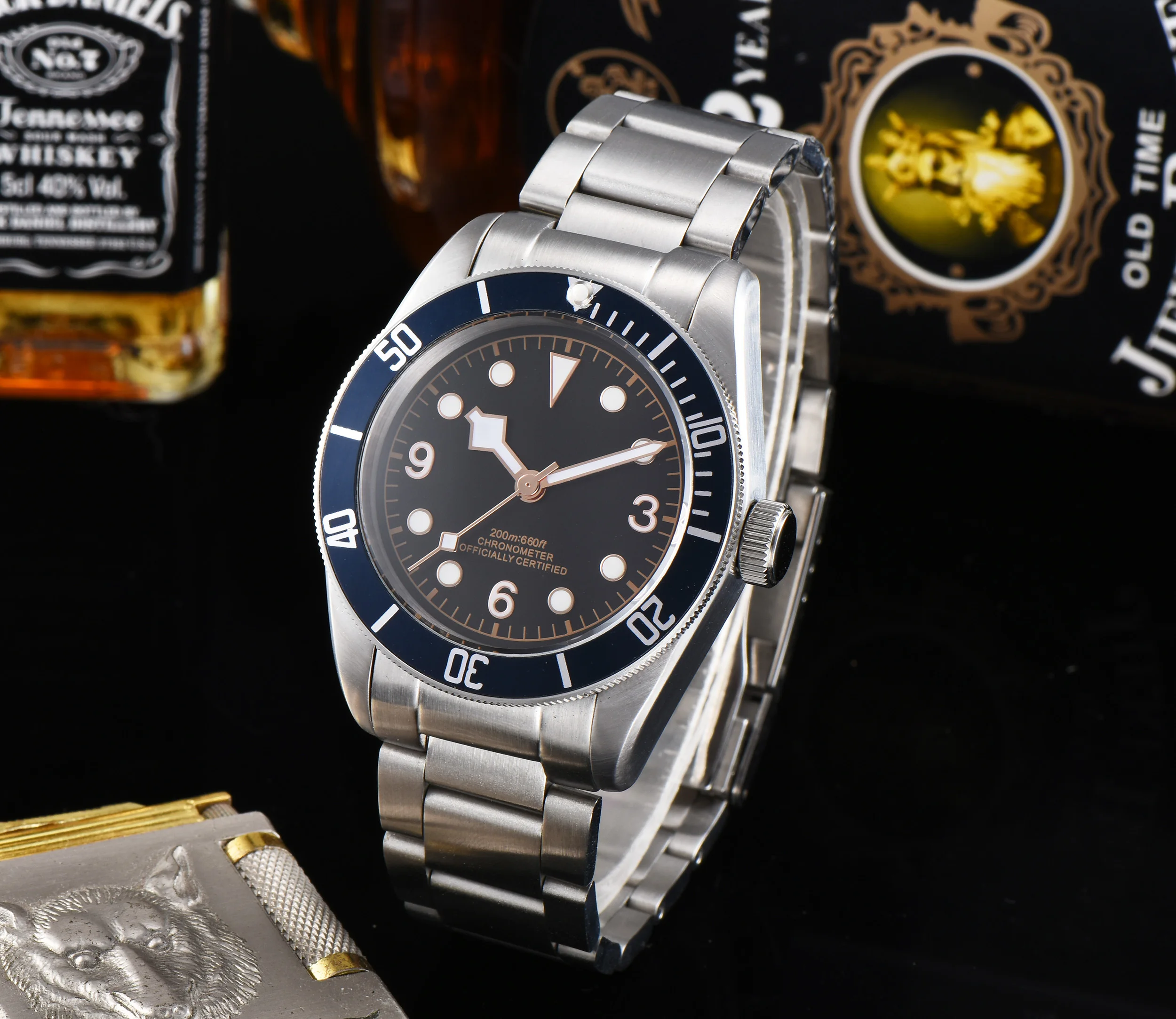 41MM Corgeut luxury black Dial Luminous Sapphire Glass Automatic Mens Watch. D6
41MM Corgeut luxury black Dial Luminous Sapphire Glass Automatic Mens Watch. D6