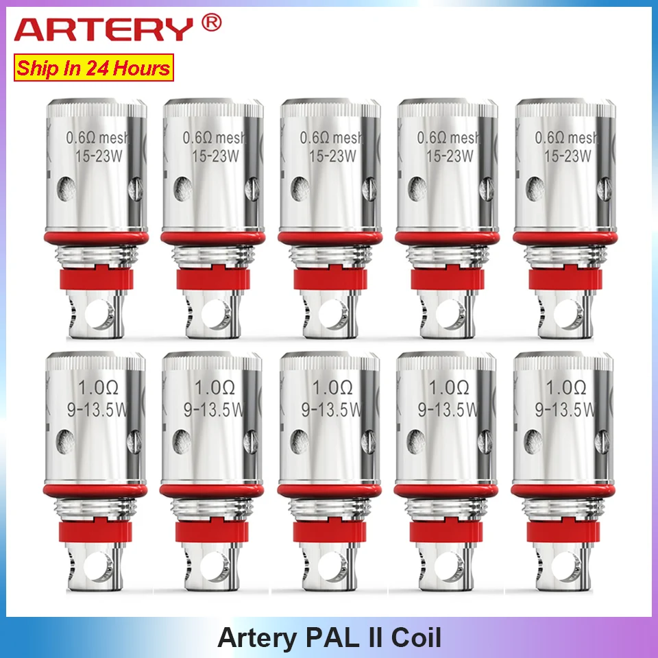 5pcs/10pcs Vape accessories Artery Pal 0.6ohm Mesh Coil/ Regular 1ohm mesh 0.6ohm For PAL 2 Vape Kit E cigarette coil head
5pcs/10pcs Vape accessories Artery Pal 0.6ohm Mesh Coil/ Regular 1ohm mesh 0.6ohm For PAL 2 Vape Kit E cigarette coil head