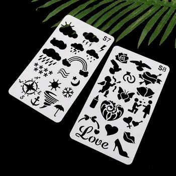 24pcs/set Journal Border Drawing Template Ruler Stencil Painting Board DIY Album M17F
24pcs/set Journal Border Drawing Template Ruler Stencil Painting Board DIY Album M17F