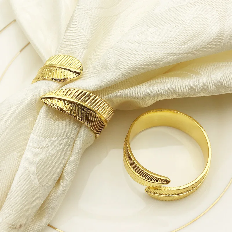 6pcs Upscale hotel golden leaf napkin buckle napkin ring napkin ring model room modern minimalist mouth cloth ring
6pcs Upscale hotel golden leaf napkin buckle napkin ring napkin ring model room modern minimalist mouth cloth ring