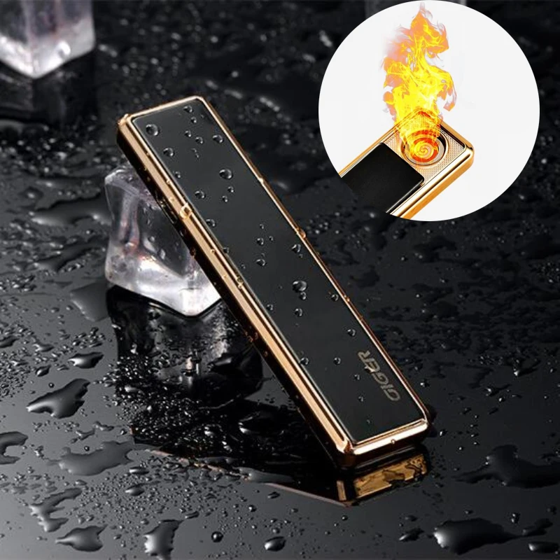 Compact USB Electronic Cigarette Lighter Mini Windproof Metal electric lighter Pulsed Plasma Arc Lighters Encendedor Men Gift
Compact USB Electronic Cigarette Lighter Mini Windproof Metal electric lighter Pulsed Plasma Arc Lighters Encendedor Men Gift