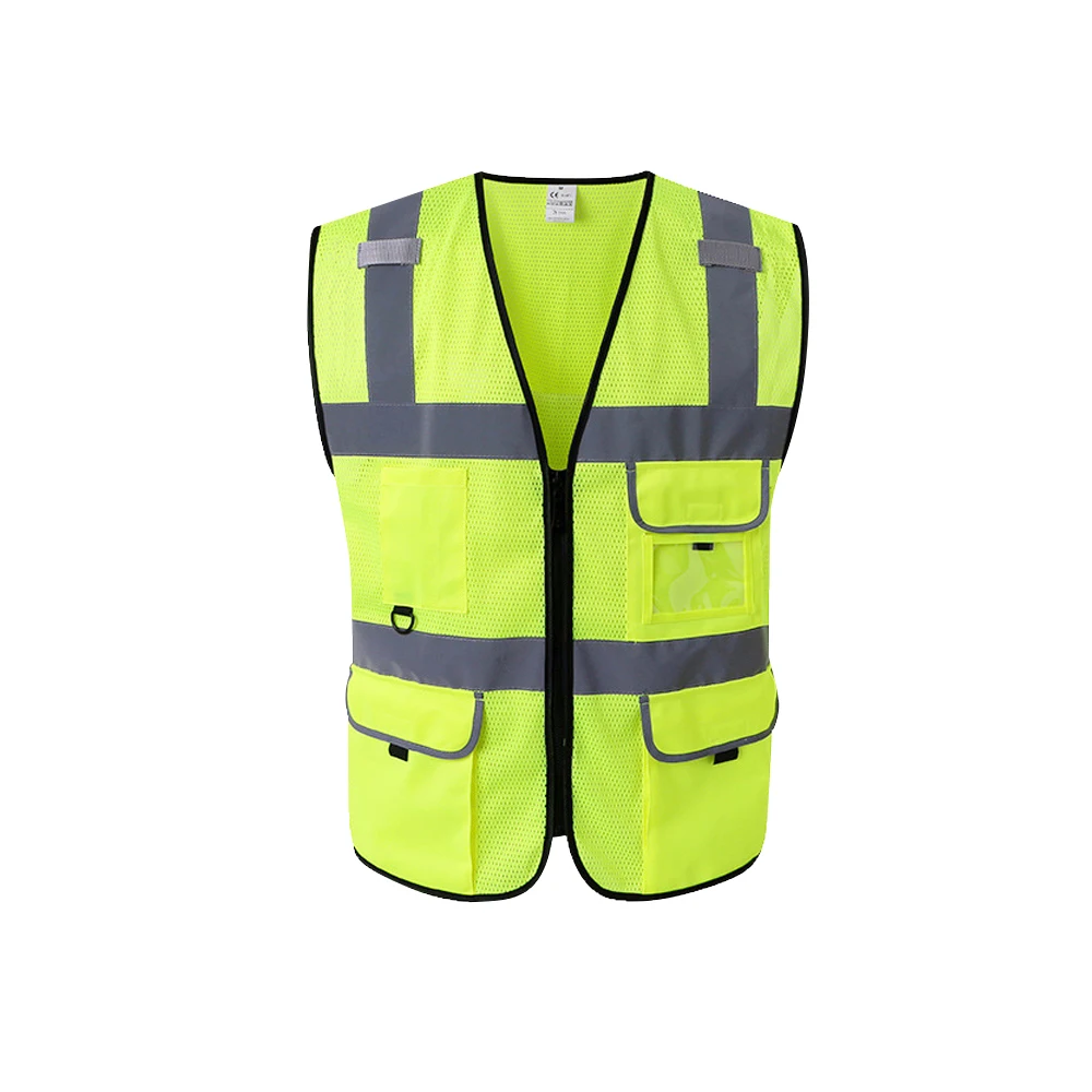 High Visibility Reflective Safety Vest Reflective Vest Multi Pockets Workwear Safety Waistcoat
High Visibility Reflective Safety Vest Reflective Vest Multi Pockets Workwear Safety Waistcoat