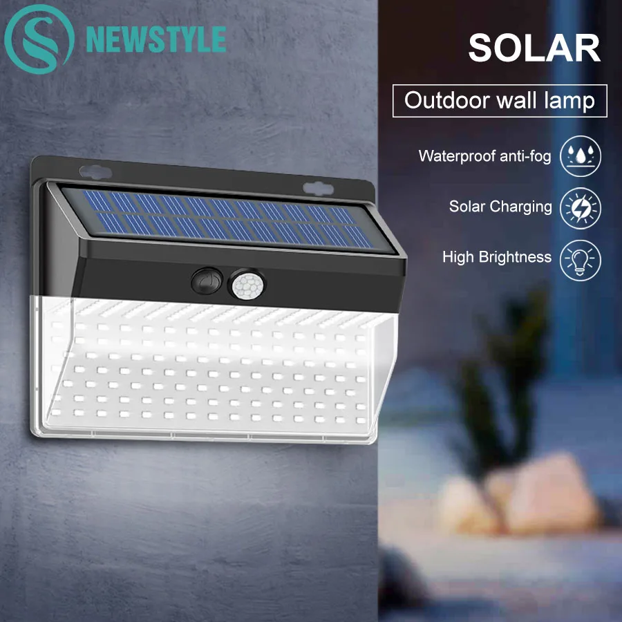 206 LED Solar Light 3 Modes Outdoor Security Lighting Nightlight With Motion Sensor Detector and 270° Wide Angle for Front Door
206 LED Solar Light 3 Modes Outdoor Security Lighting Nightlight With Motion Sensor Detector and 270° Wide Angle for Front Door
