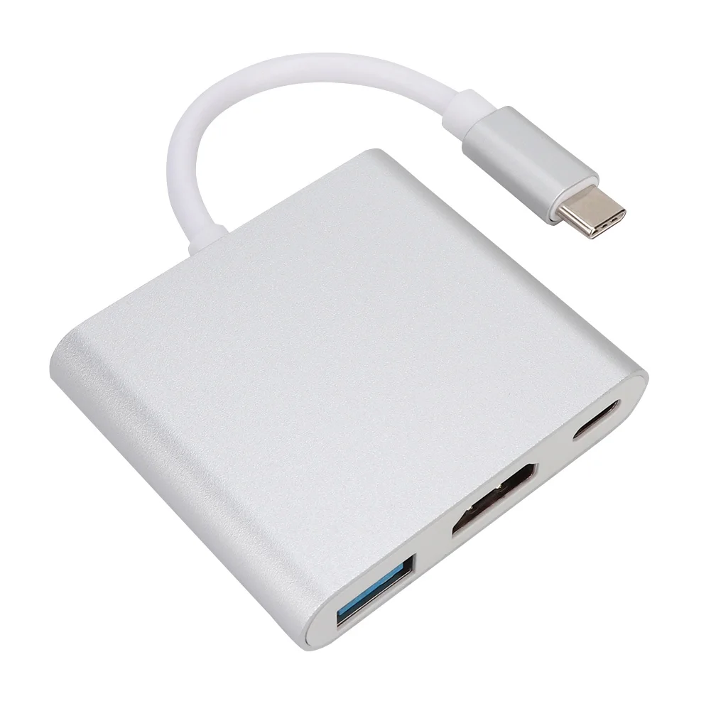 3 In 1 Type C To HDMI Converter PD Power Charging USB3.0 Game Converter Adapter 10Gbps Speed 4K For Switch Game Console
3 In 1 Type C To HDMI Converter PD Power Charging USB3.0 Game Converter Adapter 10Gbps Speed 4K For Switch Game Console