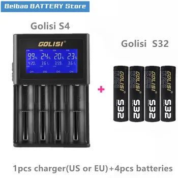 Golisi 4pcs S32 IMR 20700 3200mah 40A E-CIG rechargeable battery for VAPE with Golisi S4 Smart Charger LCD Display Fast Charging
Golisi 4pcs S32 IMR 20700 3200mah 40A E-CIG rechargeable battery for VAPE with Golisi S4 Smart Charger LCD Display Fast Charging