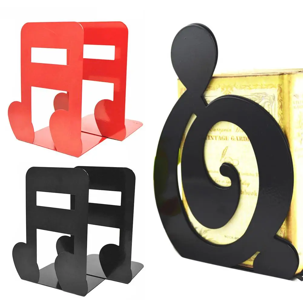 2Pcs Musical Book Holder High Note Shape Book Stand Bookend Red Black Bookshelf porte livre sur pied
2Pcs Musical Book Holder High Note Shape Book Stand Bookend Red Black Bookshelf porte livre sur pied