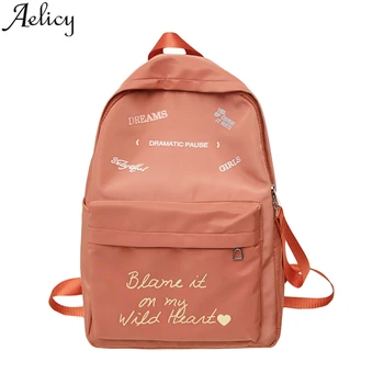Aelicy Women Backpack Anti Theft Waterproof Letter Zipper Leisure Travel School Bags Large Capacity Travel Couple Bag Backpacks
Aelicy Women Backpack Anti Theft Waterproof Letter Zipper Leisure Travel School Bags Large Capacity Travel Couple Bag Backpacks