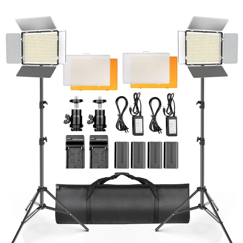 TL-600S LED Video Light Kit Photography Studio Lamp 600 LEDs Panel Light Selfie with Tripod Carry Bag for Youtube Live Stream
TL-600S LED Video Light Kit Photography Studio Lamp 600 LEDs Panel Light Selfie with Tripod Carry Bag for Youtube Live Stream