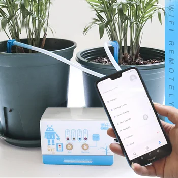 New Garden remote control Intelligent watering device Automatic Water Drip irrigation system WIFI connection,Mobile APP control
New Garden remote control Intelligent watering device Automatic Water Drip irrigation system WIFI connection,Mobile APP control
