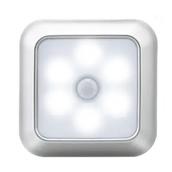 3pcs Infrared PIR Motion Sensor 6 LED Night Light Wireless Detector Light Wall Lamp Light Auto On/Off Closet Battery Power
3pcs Infrared PIR Motion Sensor 6 LED Night Light Wireless Detector Light Wall Lamp Light Auto On/Off Closet Battery Power