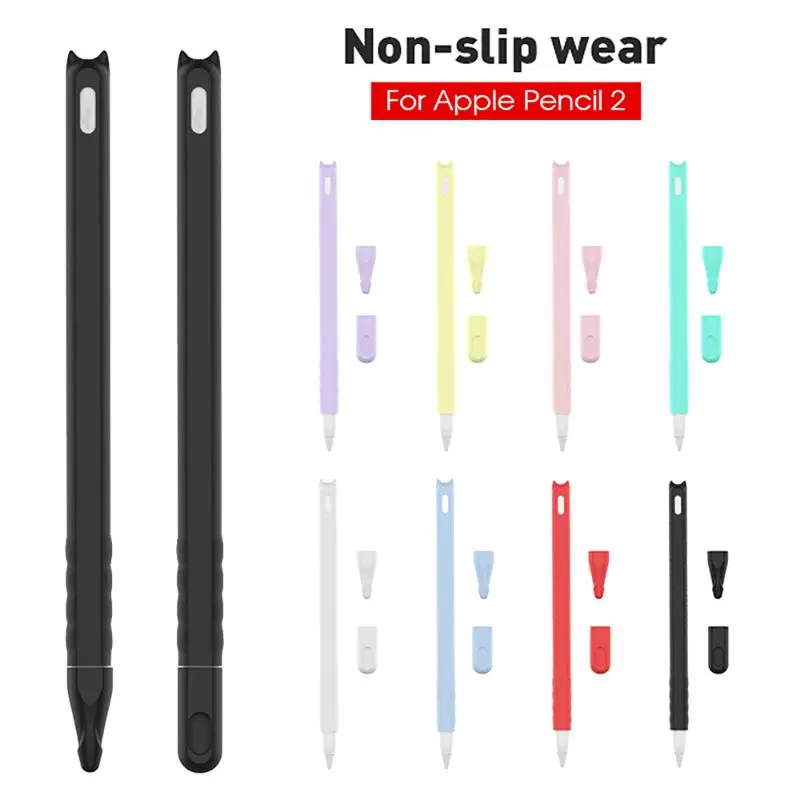 Colorful Soft Silicone Compatible For Apple Pencil 2 Case Compatible For iPad Tablet Touch Pen Stylus Protective Sleeve Cover
Colorful Soft Silicone Compatible For Apple Pencil 2 Case Compatible For iPad Tablet Touch Pen Stylus Protective Sleeve Cover