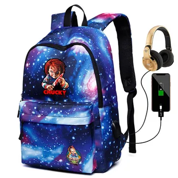 2020 Chucky New Backpack with Usb Charging Unisex Backpack Waterproof Cool Style Boy Bag Harajuku Multi Pocket Student Bags
2020 Chucky New Backpack with Usb Charging Unisex Backpack Waterproof Cool Style Boy Bag Harajuku Multi Pocket Student Bags