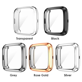 

VODOOL Smart Watch Screen Protective Bumper Full Cover Shell for Fitbit Versa 2/2SE AntiScratch Protection Case Bezel