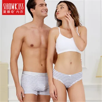 New couple underwear fashion color room striped silver belt men boxer lace ladies briefs
New couple underwear fashion color room striped silver belt men boxer lace ladies briefs