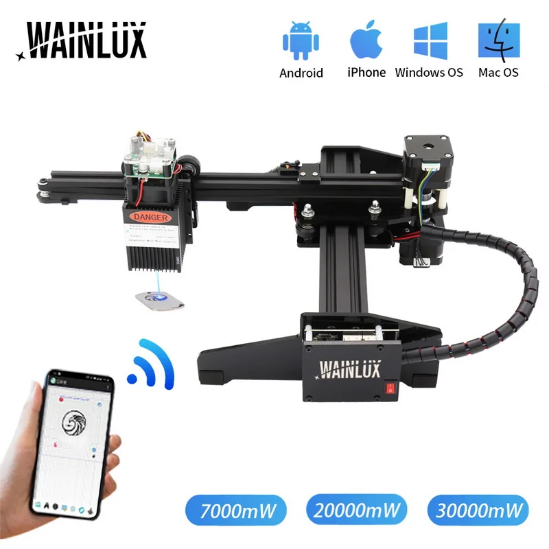 WAINLUX Master 3 20W desktop Laser Engraver and Cutter - Laser Engraving and Cutting Machine - Laser Printer - Laser CNC Router
WAINLUX Master 3 20W desktop Laser Engraver and Cutter - Laser Engraving and Cutting Machine - Laser Printer - Laser CNC Router