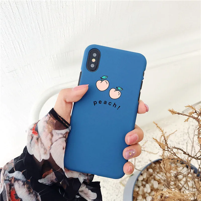 BONVAN For iPhone X XR XS Max Case hard Simple peach Protection Back Funda For iPhone 6 6s 7 8 Plus Phone Cover Coque
BONVAN For iPhone X XR XS Max Case hard Simple peach Protection Back Funda For iPhone 6 6s 7 8 Plus Phone Cover Coque