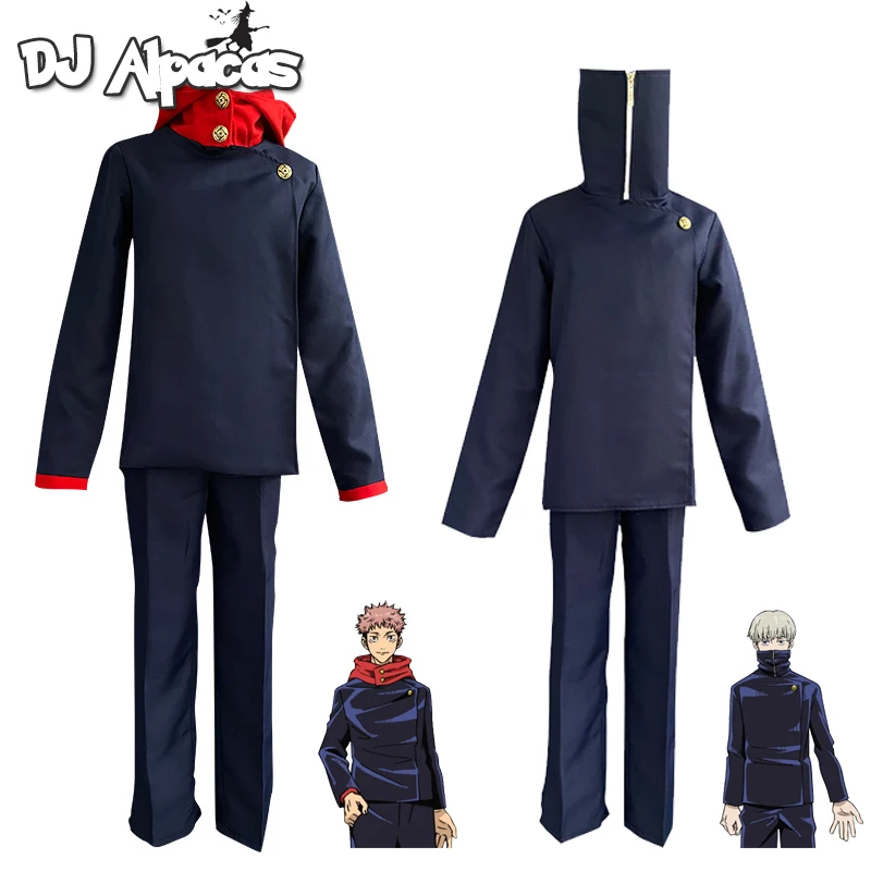 Jujutsu Kaisen Anime Cosplay Costume Kugisaki Nobara Yuji Itadori Gojo Satoru Top Pants Dress Party Uniform Suit Men Women
Jujutsu Kaisen Anime Cosplay Costume Kugisaki Nobara Yuji Itadori Gojo Satoru Top Pants Dress Party Uniform Suit Men Women