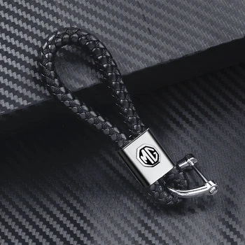 New Braided rope Metal Car-Styling Keychain Keyring Car And Home Key Ring Holder Housekeeper For or MG 6 TF ZR ZS HS GS GT 
New Braided rope Metal Car-Styling Keychain Keyring Car And Home Key Ring Holder Housekeeper For or MG 6 TF ZR ZS HS GS GT