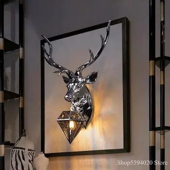American Retro Antlers Wall Lamps LED Wall Light for Living Room Bedroom Modern Sconce Loft Wall Lamp Mirror Light Luminaria 
American Retro Antlers Wall Lamps LED Wall Light for Living Room Bedroom Modern Sconce Loft Wall Lamp Mirror Light Luminaria