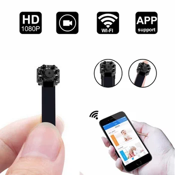 Night view HD 4K Portable WiFi IP Mini Camera P2P Wireless Micro Camcorder Video Recorder Support Remote View TF card
Night view HD 4K Portable WiFi IP Mini Camera P2P Wireless Micro Camcorder Video Recorder Support Remote View TF card