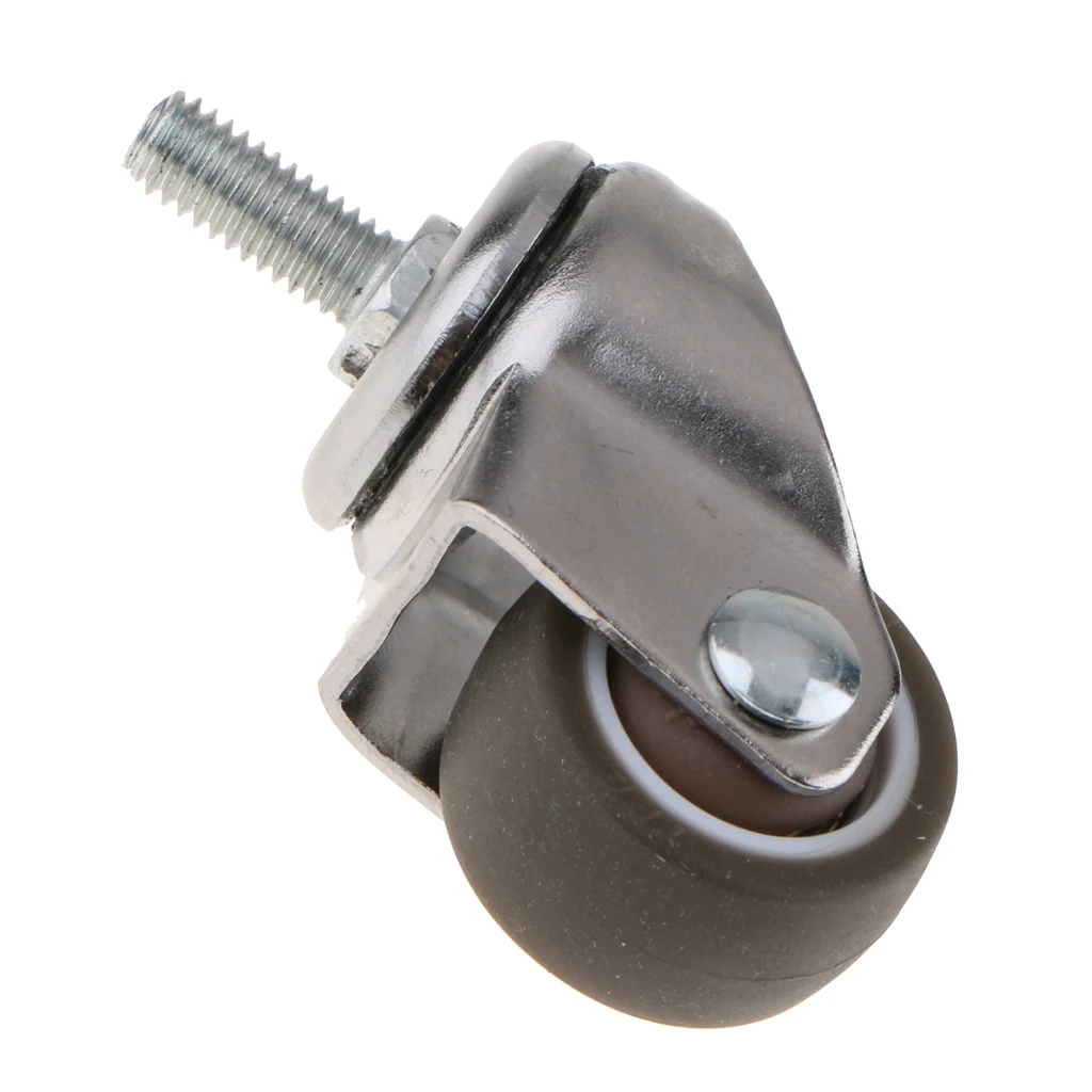 Heavy Duty Rubber Castor Wheel Trolley Furniture Bed Industrial Caster 1' / 1.25' / 1.5' Heavy Duty Rubber Castor Wheel Trolley Furniture Bed Industrial Caster 1' / 1.25' / 1.5'