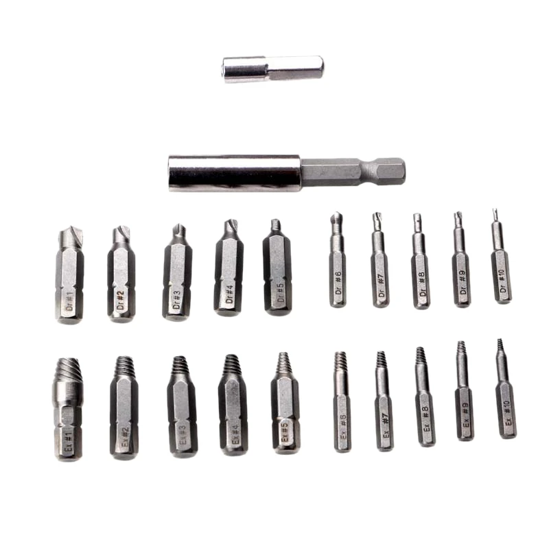 22Pcs Screw Extractor,Damaged Screw Extractor Kit,Easy Out Extractor Set, Magnetic Extension Bit Holder and Adapter for Damaged
22Pcs Screw Extractor,Damaged Screw Extractor Kit,Easy Out Extractor Set, Magnetic Extension Bit Holder and Adapter for Damaged