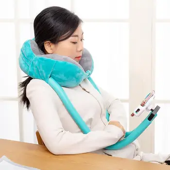2 In 1 Memory Foam U-shaped Pillow With Mobile Phone Holder Reading Holder Travel Pillow Nap Neck Cervical Pillow Home Textile
2 In 1 Memory Foam U-shaped Pillow With Mobile Phone Holder Reading Holder Travel Pillow Nap Neck Cervical Pillow Home Textile