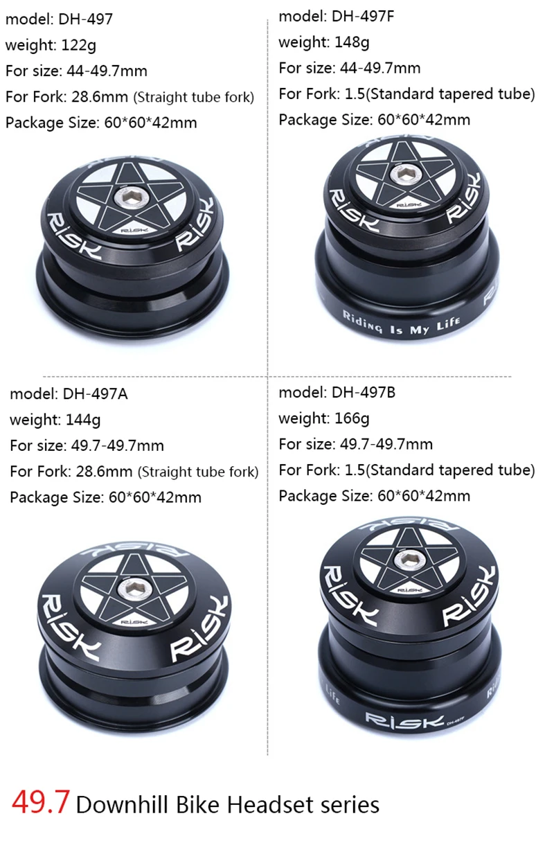 mtb headset tapered