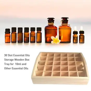 30 Grid High End Wooden Essential Oil Box Essential Oil Bottle Storage Tray For 5ml 10ml Oil Bottle Wooden Artistic Decoration 
30 Grid High End Wooden Essential Oil Box Essential Oil Bottle Storage Tray For 5ml 10ml Oil Bottle Wooden Artistic Decoration