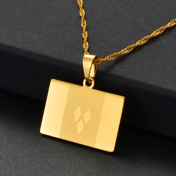 Anniyo ST Vincent Flag Pendant Thin Chain Necklaces Gold Color Saint Vincent Jewelry Gifts #140521
Anniyo ST Vincent Flag Pendant Thin Chain Necklaces Gold Color Saint Vincent Jewelry Gifts #140521