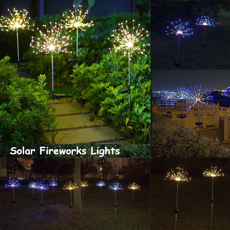 1Pc LED Solar Light DIY Firework Shape String Light Christmas Wedding Fairy Garland Decor for Garden Lawn Landscape
1Pc LED Solar Light DIY Firework Shape String Light Christmas Wedding Fairy Garland Decor for Garden Lawn Landscape