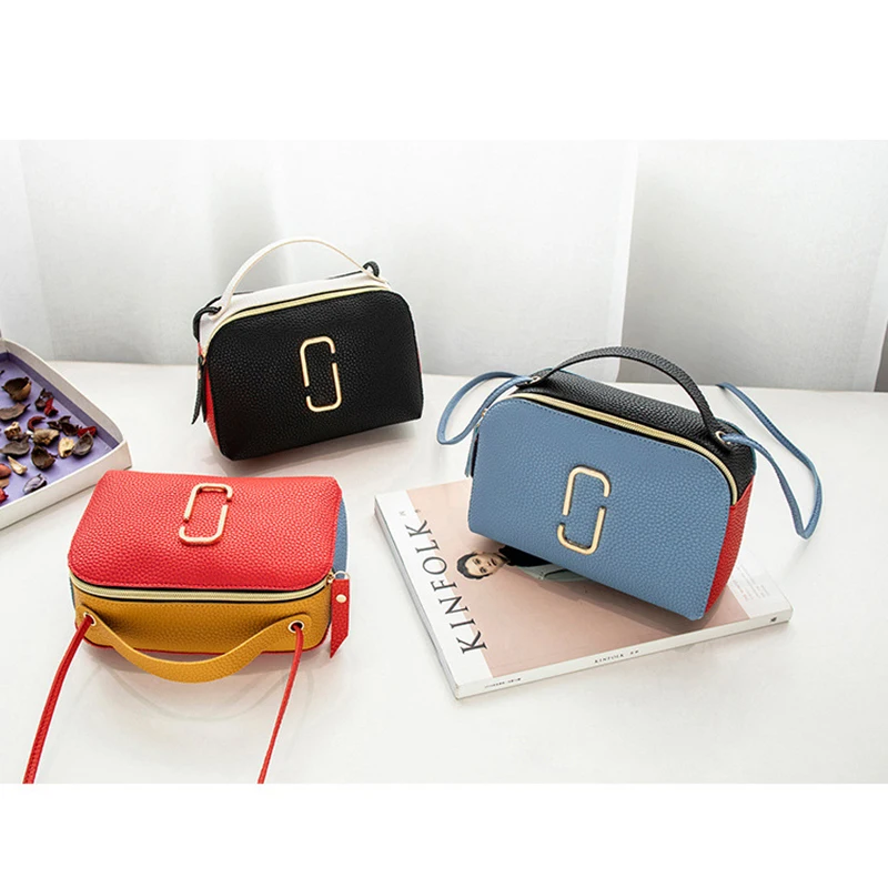 Contrast one shoulder camera handbag 2019 fashion simple PU shoulder bag large capacity storage Messenger bag handbag small squa
Contrast one shoulder camera handbag 2019 fashion simple PU shoulder bag large capacity storage Messenger bag handbag small squa