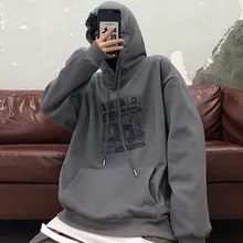 Plus Velvet BF Style Unisex Couples Pullover Hip-Hop All-match Sweatshirt Hoodie Women Letter Print Thickening Hooded Streetwear
Plus Velvet BF Style Unisex Couples Pullover Hip-Hop All-match Sweatshirt Hoodie Women Letter Print Thickening Hooded Streetwear