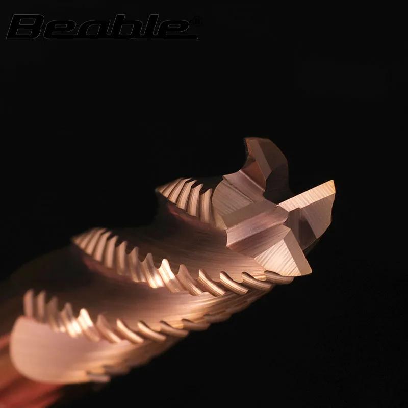 Beable 4Flute Roughing End Mills HRC55 Machine CNC Tungsten Carbide Cutters For Metalworking
Beable 4Flute Roughing End Mills HRC55 Machine CNC Tungsten Carbide Cutters For Metalworking