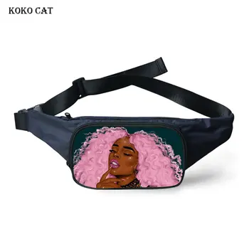 KOKO CAT Fanny Pack for Women Black Girls Magic African Waist Packs Ladies Waist Bags with Zipper Females Belt Bag Money Bag
KOKO CAT Fanny Pack for Women Black Girls Magic African Waist Packs Ladies Waist Bags with Zipper Females Belt Bag Money Bag