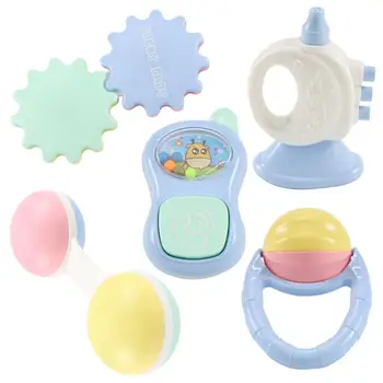 5Pcs/Set Newborn Baby CCartoon Cute Rattle Hand Shake Bell Horn Development Rattle Toy Gift for children, Infant ring/bed bell
5Pcs/Set Newborn Baby CCartoon Cute Rattle Hand Shake Bell Horn Development Rattle Toy Gift for children, Infant ring/bed bell