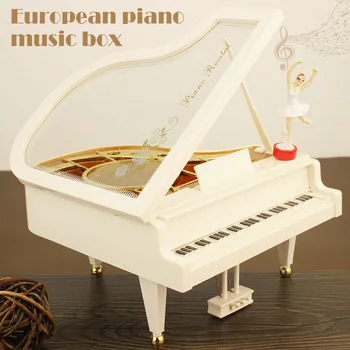 Music Box Dancing Ballet Vintage Melody White Piano Shape Home Decoration Accessories S7JN
Music Box Dancing Ballet Vintage Melody White Piano Shape Home Decoration Accessories S7JN