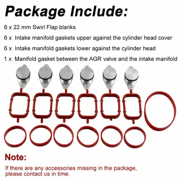 Vortex Baffle Blank Removal Intake manifold Replacement Diesel Swirl Flap Repair Delete Set
Vortex Baffle Blank Removal Intake manifold Replacement Diesel Swirl Flap Repair Delete Set