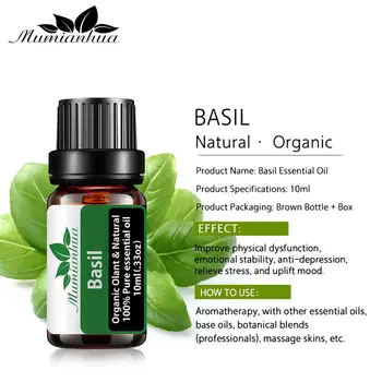 10ML Basil Essential Oils Bergamot 100% Pure Natural Hot Pure Essential Oils for Aromatherapy Diffusers Oil Home Air Care
10ML Basil Essential Oils Bergamot 100% Pure Natural Hot Pure Essential Oils for Aromatherapy Diffusers Oil Home Air Care