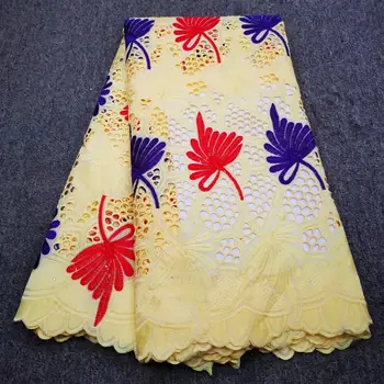 Unique Design 2020 High Quality African Guinea Dry Lace Fabrics With Stones 100% Cotton Dress Fabrics Swiss Voile In Switzerland
Unique Design 2020 High Quality African Guinea Dry Lace Fabrics With Stones 100% Cotton Dress Fabrics Swiss Voile In Switzerland