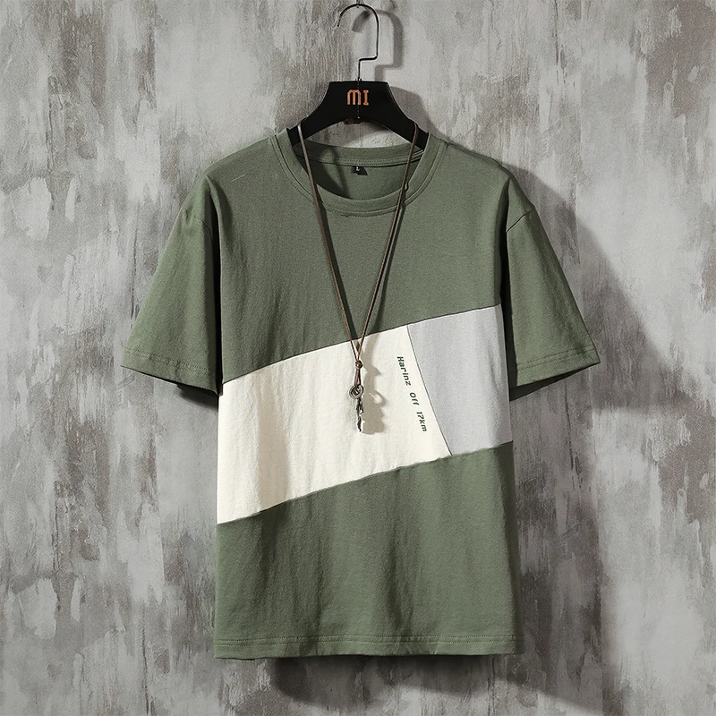 Mosaic Design Men's T-shirt Summer Casual Comfortable-Style Minimalist Short-Sleeved Shirt Harajuku Style-Personality Clothes
Mosaic Design Men's T-shirt Summer Casual Comfortable-Style Minimalist Short-Sleeved Shirt Harajuku Style-Personality Clothes
