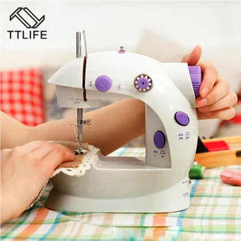 TTLIFE Portable Sewing Machines Dual Speed Double Thread Multifunction Electric Mini Automatic Tread Rewind Sewing Machine Gift
TTLIFE Portable Sewing Machines Dual Speed Double Thread Multifunction Electric Mini Automatic Tread Rewind Sewing Machine Gift